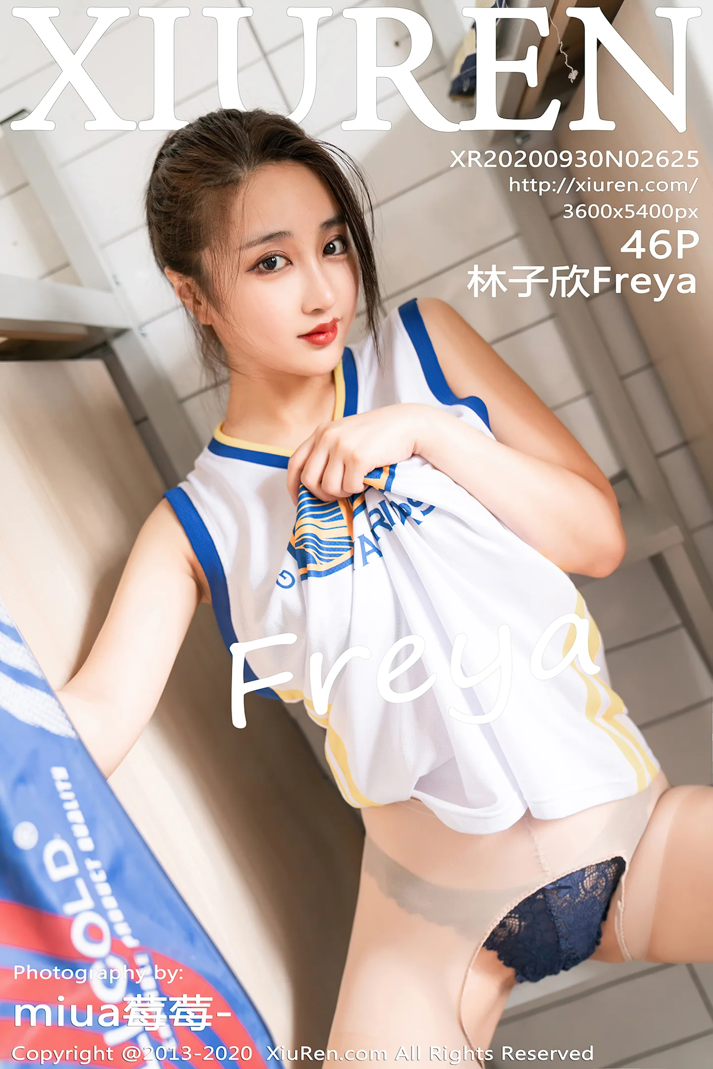 [XiuRen秀人网]No.2625_嫩模林子欣Freya心愿旅拍篮球宝贝主题半撩露蕾丝内衣诱惑写真46P-秀人网 - XiuRen.Pro